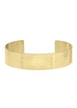 Złota bransoletka wężowy wzór bangla stal szlachetna ze sklepu manoki.pl w kategorii Bransoletki - zdjęcie 126522416