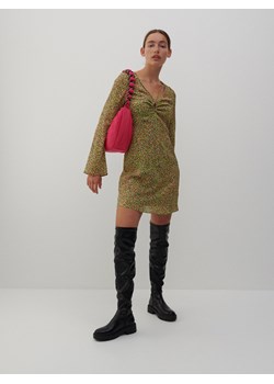 Sukienka Reserved jesienna z długimi rękawami mini 