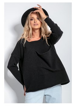 Wełniany sweter w kolorze czarnym ze sklepu Limango Polska w kategorii Swetry damskie - zdjęcie 126859639