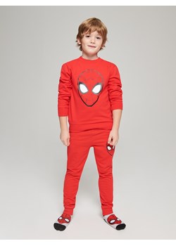 Sinsay - Spodnie dresowe jogger Spiderman - Czerwony ze sklepu Sinsay w kategorii Spodnie chłopięce - zdjęcie 126927219