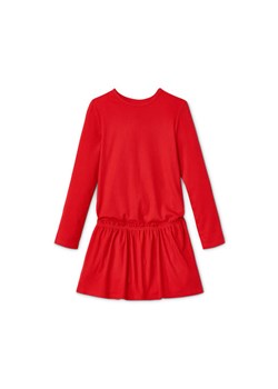 Czerwona sukienka dziewczęca Tchibo z wiskozy 
