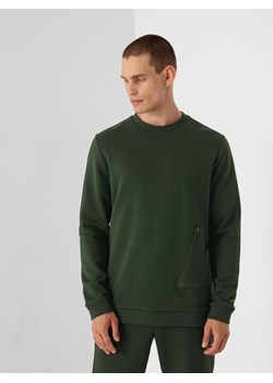 Bluza nierozpinana męska - zielona ze sklepu OUTHORN w kategorii Bluzy męskie - zdjęcie 126989306