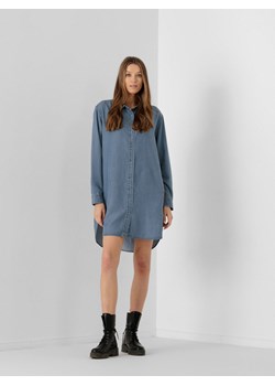 Długa koszula jeansowa damska ze sklepu OUTHORN w kategorii Koszule damskie - zdjęcie 126989809