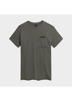 T-shirt męski szary Outhorn z krótkim rękawem casual 