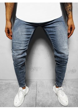 Spodnie jeansowe męskie niebieskie OZONEE E/1241SP ze sklepu ozonee.pl w kategorii Jeansy męskie - zdjęcie 127193487