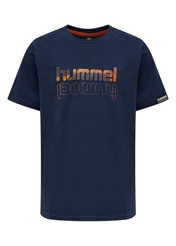 Granatowy t-shirt chłopięce Hummel 