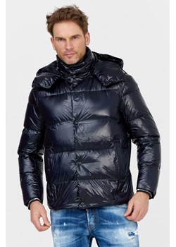 EMPORIO ARMANI - Granatowa puchowa kurtka męska ze sklepu outfit.pl w kategorii Kurtki męskie - zdjęcie 127319856