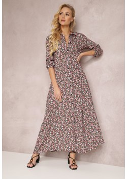 Granatowa Sukienka Kasea ze sklepu Renee odzież w kategorii Sukienki - zdjęcie 127372046