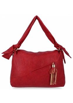 Torebka Uniwersalna Vintage Andrea Massi Czerwona HJ1977 (kolory) ze sklepu PaniTorbalska w kategorii Torby Shopper bag - zdjęcie 127379425