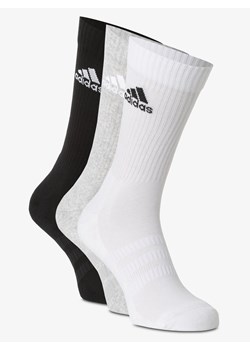 adidas Performance Skarpety pakowane po 3 szt. Mężczyźni drobna dzianina biały jednolity ze sklepu vangraaf w kategorii Skarpetki męskie - zdjęcie 127594725