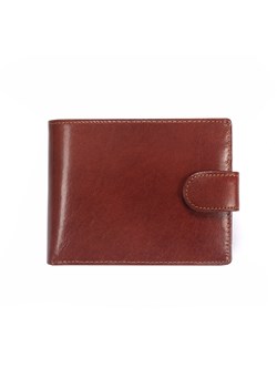 Brązowy portfel męski LIVIO ze sklepu Domenoshoes w kategorii Portfele męskie - zdjęcie 127704219