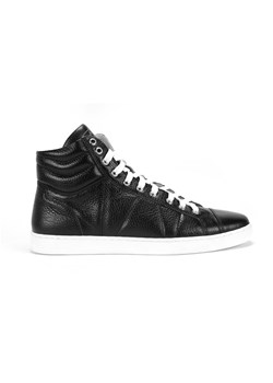 Czarne Sneakersy OLIWIER ze sklepu Domenoshoes w kategorii Trampki męskie - zdjęcie 127706237