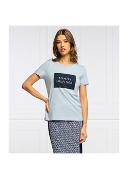 Tommy Hilfiger T-shirt | Regular Fit ze sklepu Gomez Fashion Store w kategorii Bluzki damskie - zdjęcie 127908858