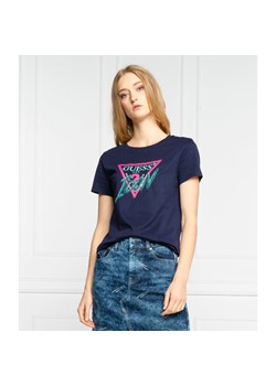 GUESS JEANS T-shirt | Regular Fit ze sklepu Gomez Fashion Store w kategorii Bluzki damskie - zdjęcie 127926569