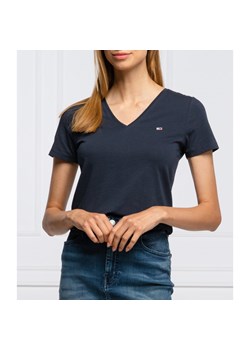 Tommy Jeans T-shirt | Skinny fit ze sklepu Gomez Fashion Store w kategorii Bluzki damskie - zdjęcie 127963528