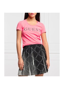 GUESS JEANS T-shirt EMMA | Regular Fit ze sklepu Gomez Fashion Store w kategorii Bluzki damskie - zdjęcie 127973505