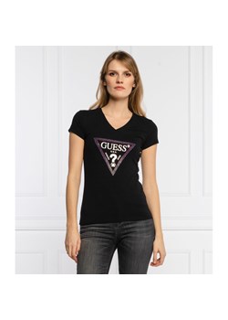 GUESS JEANS T-shirt FREDA | Slim Fit ze sklepu Gomez Fashion Store w kategorii Bluzki damskie - zdjęcie 127973568