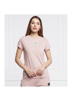 HUGO T-shirt | Slim Fit ze sklepu Gomez Fashion Store w kategorii Bluzki damskie - zdjęcie 127978286