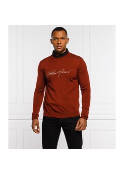 Emporio Armani Wełniany sweter | Regular Fit ze sklepu Gomez Fashion Store w kategorii Swetry męskie - zdjęcie 127984156