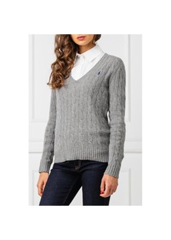 POLO RALPH LAUREN Wełniany sweter | Regular Fit | z dodatkiem kaszmiru ze sklepu Gomez Fashion Store w kategorii Swetry damskie - zdjęcie 127992816