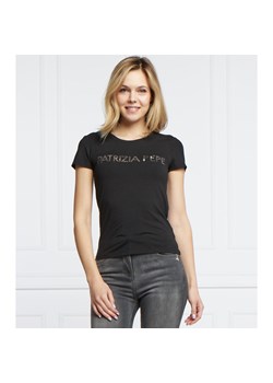 Patrizia Pepe T-shirt MAGLIA | Regular Fit ze sklepu Gomez Fashion Store w kategorii Bluzki damskie - zdjęcie 127995767
