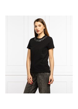 Karl Lagerfeld T-shirt | Regular Fit ze sklepu Gomez Fashion Store w kategorii Bluzki damskie - zdjęcie 127996697