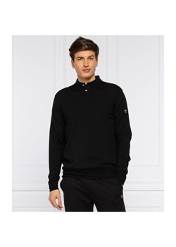 EA7 Wełniany sweter | Regular Fit ze sklepu Gomez Fashion Store w kategorii Swetry męskie - zdjęcie 127998938