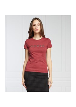 GUESS JEANS T-shirt | Regular Fit ze sklepu Gomez Fashion Store w kategorii Bluzki damskie - zdjęcie 128004617