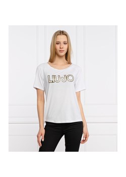 Liu Jo Sport T-shirt | Regular Fit ze sklepu Gomez Fashion Store w kategorii Bluzki damskie - zdjęcie 128004986