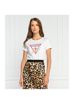 GUESS JEANS T-shirt | Regular Fit ze sklepu Gomez Fashion Store w kategorii Bluzki damskie - zdjęcie 128023047