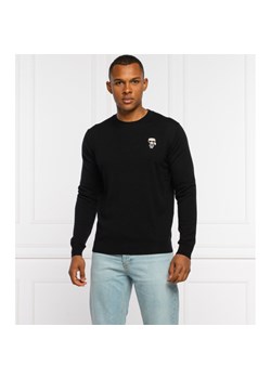 Karl Lagerfeld Wełniany sweter | Regular Fit ze sklepu Gomez Fashion Store w kategorii Swetry męskie - zdjęcie 128055338