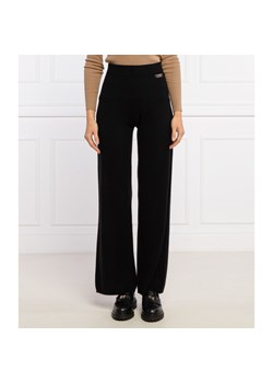 TWINSET Wełniane spodnie | Straight fit | z dodatkiem kaszmiru ze sklepu Gomez Fashion Store w kategorii Spodnie damskie - zdjęcie 128060677