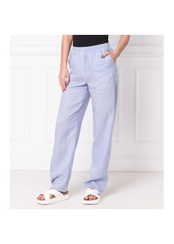 Emporio Armani Lniane spodnie | Loose fit ze sklepu Gomez Fashion Store w kategorii Spodnie damskie - zdjęcie 128068597