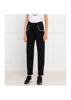 Love Moschino Spodnie dresowe | Straight fit | high rise ze sklepu Gomez Fashion Store w kategorii Spodnie damskie - zdjęcie 128071488