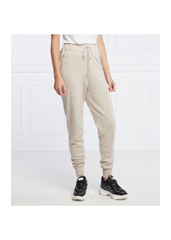 DKNY Wełniane spodnie jogger | Slim Fit | z dodatkiem kaszmiru ze sklepu Gomez Fashion Store w kategorii Spodnie damskie - zdjęcie 128084708