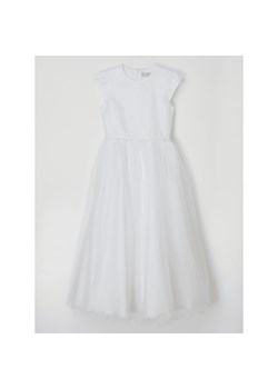 Sukienka dziewczęca Une Hautre Couture biała tiulowa 