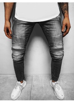 Spodnie jeansowe męskie czarne OZONEE NB/MP007N ze sklepu ozonee.pl w kategorii Jeansy męskie - zdjęcie 128120479
