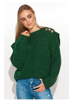Sweter w kolorze ciemnozielonym ze sklepu Limango Polska w kategorii Swetry damskie - zdjęcie 128248277
