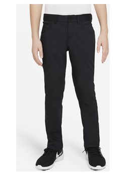 Spodnie do golfa z pięcioma kieszeniami dla dużych dzieci (chłopców) Nike Dri-FIT - Czerń ze sklepu Nike poland w kategorii Spodnie chłopięce - zdjęcie 128256258