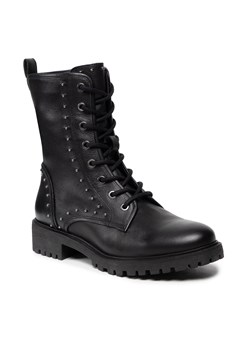 Trapery GEOX - D Hoara B D16FTB 00046 C9999 Black ze sklepu eobuwie.pl w kategorii Workery damskie - zdjęcie 128287548