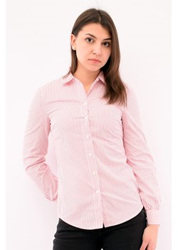 koszula damska tommy hilfiger ww0ww28721 czerwona ze sklepu Royal Shop w kategorii Koszule damskie - zdjęcie 128306289