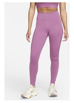 Damskie legginsy ze średnim stanem Nike One Luxe - Fiolet ze sklepu Nike poland w kategorii Spodnie damskie - zdjęcie 128366247
