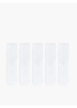 Cropp - 5 pack skarpet - biały ze sklepu Cropp w kategorii Skarpetki męskie - zdjęcie 128605997