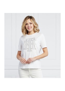Tommy Hilfiger T-shirt | Regular Fit ze sklepu Gomez Fashion Store w kategorii Bluzki damskie - zdjęcie 128731488