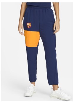 Damskie spodnie piłkarskie Nike Dri-FIT FC Barcelona - Niebieski ze sklepu Nike poland w kategorii Spodnie damskie - zdjęcie 128818965