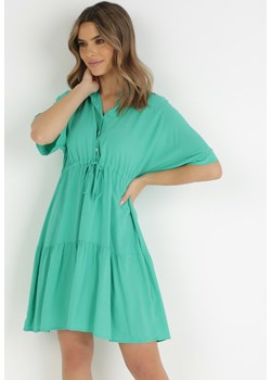 Zielona Sukienka Phaelice ze sklepu Born2be Odzież w kategorii Sukienki - zdjęcie 128907508