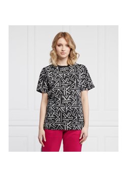 Karl Lagerfeld T-shirt K Dots | Regular Fit ze sklepu Gomez Fashion Store w kategorii Bluzki damskie - zdjęcie 129069066