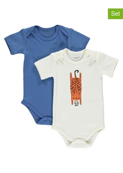 Body (2 szt.) w kolorze białym i niebieskim ze sklepu Limango Polska w kategorii Odzież dla niemowląt - zdjęcie 129131287