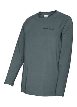 Ciążowa koszulka "Hello" w kolorze ciemnozielonym ze sklepu Limango Polska w kategorii Bluzki ciążowe - zdjęcie 129166536