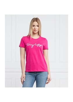 Tommy Hilfiger T-shirt | Regular Fit ze sklepu Gomez Fashion Store w kategorii Bluzki damskie - zdjęcie 129320385